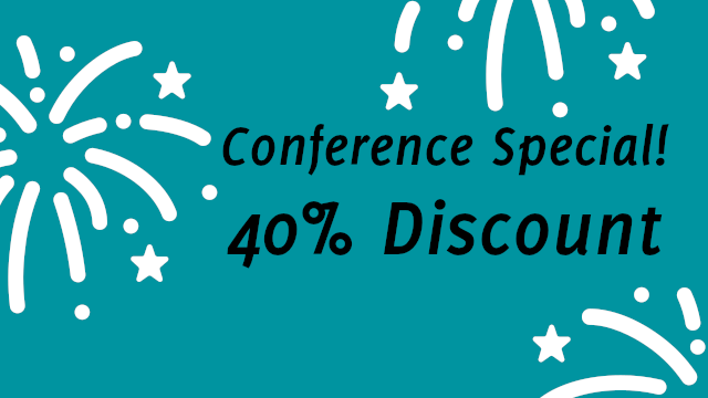 Teal fireworks with Conference Special! 40% Discount for Senior Care Business Advisors